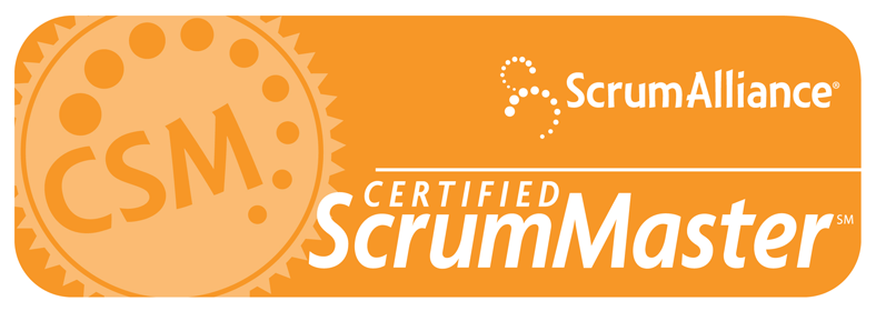 Certified SCRUM Master certification logo